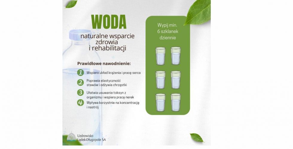 WODA- NATURALNE WSPARCIE DLA ZDROWIA I REHABILITACJI 